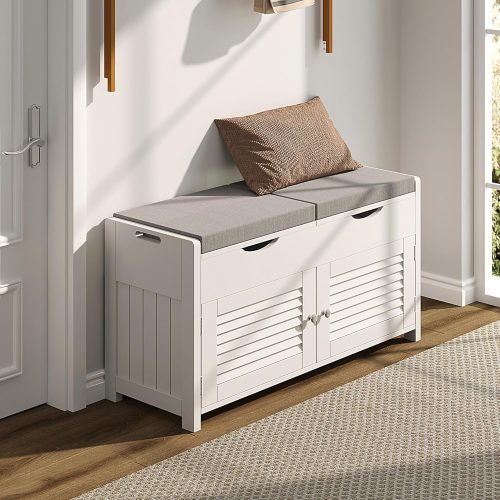 img-94493df938a5c53c9313 Shoe Storage Bench with Lift Top and Cushioned Seat